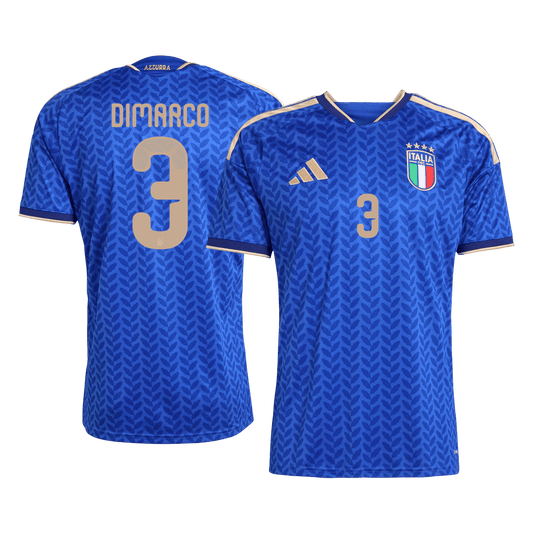 Camiseta de local de Italia DIMARCO para hombre, número 3, Copa del Mundo 2026