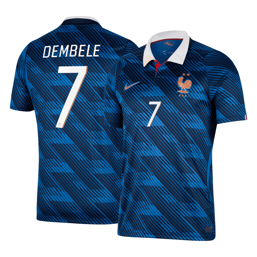 DEMBELE #7 Camiseta de local de Francia para el Mundial 2026 Azul