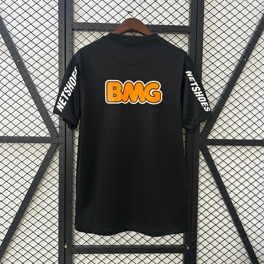 Camiseta negra retro del Santos 25/26