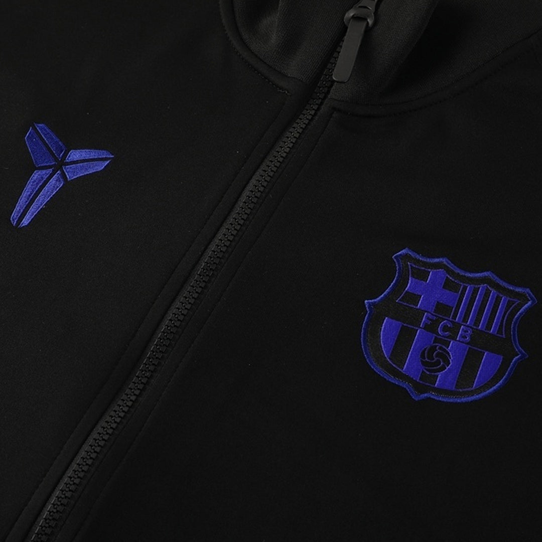 Chaqueta de entrenamiento del Barcelona 25/26 negra y morada