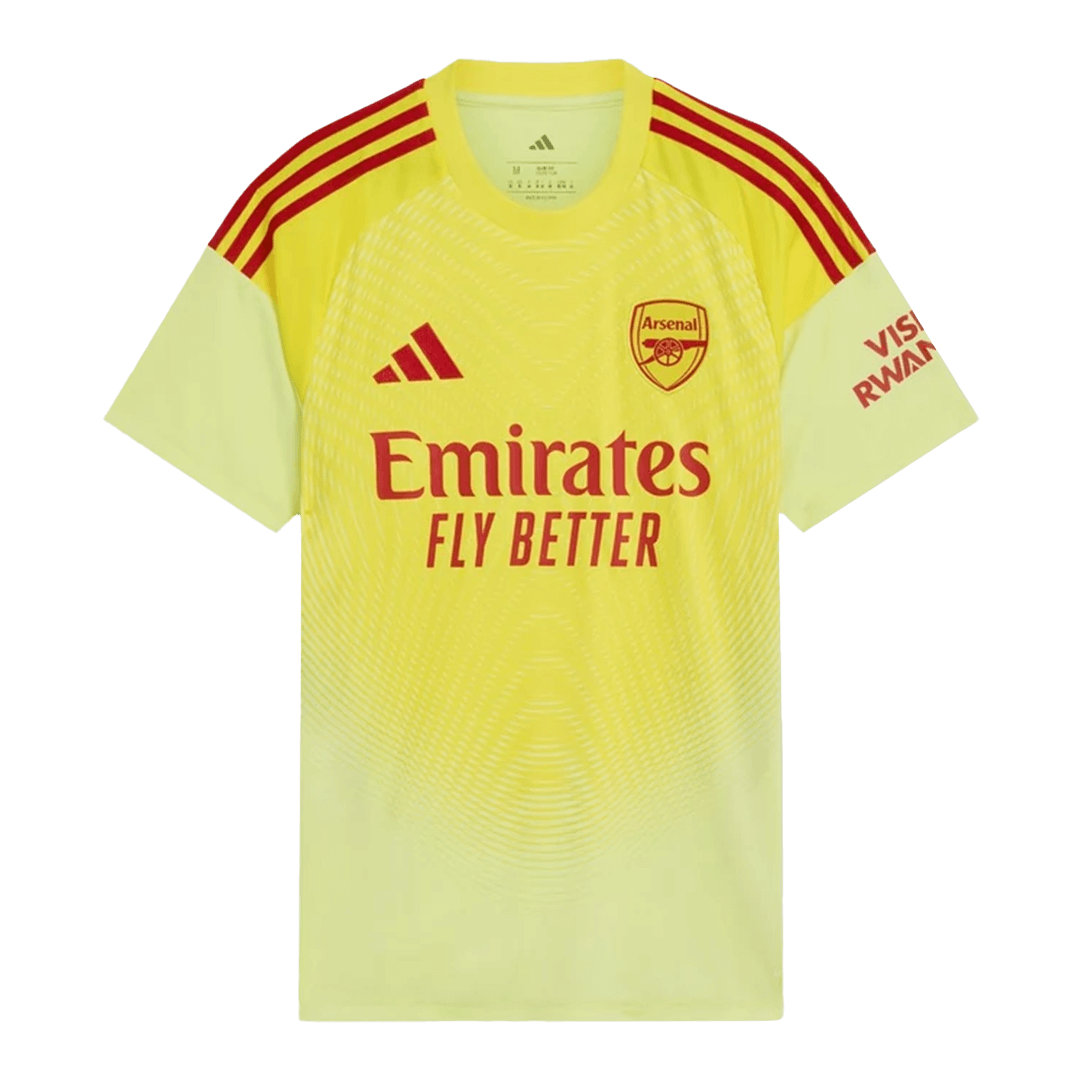 Camiseta de portero del Arsenal 2025/26 amarilla