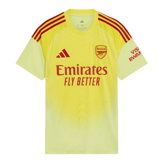 Camiseta de portero del Arsenal 2025/26 amarilla