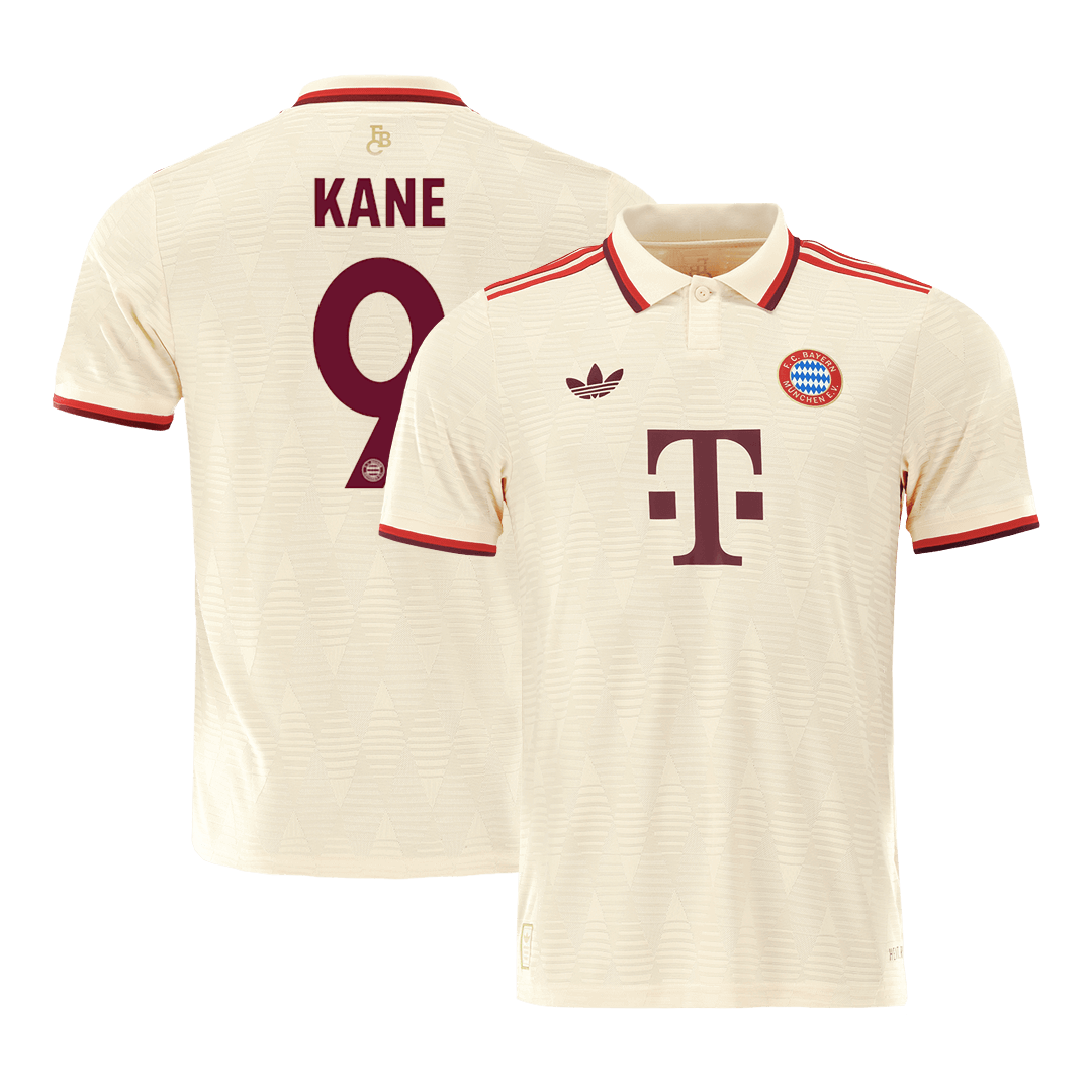 Camiseta de fútbol de visitante KANE #9 del Bayern Múnich 2024/25