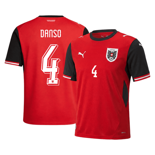 Camiseta Austria DANSO Local #4 Hombre Copa Mundial 2026