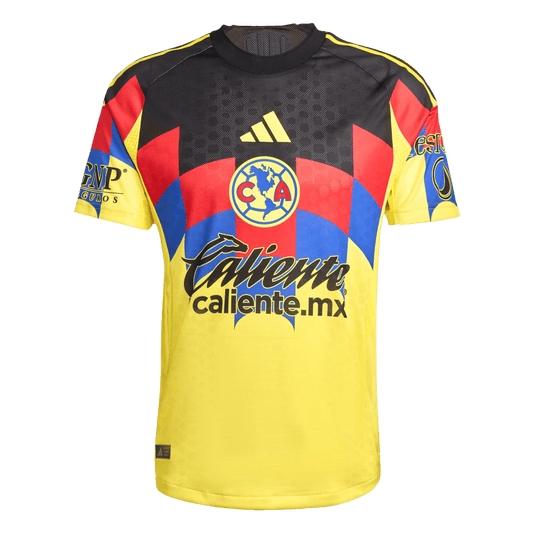 Camiseta de fútbol local auténtica del Club América 2025/26 amarilla