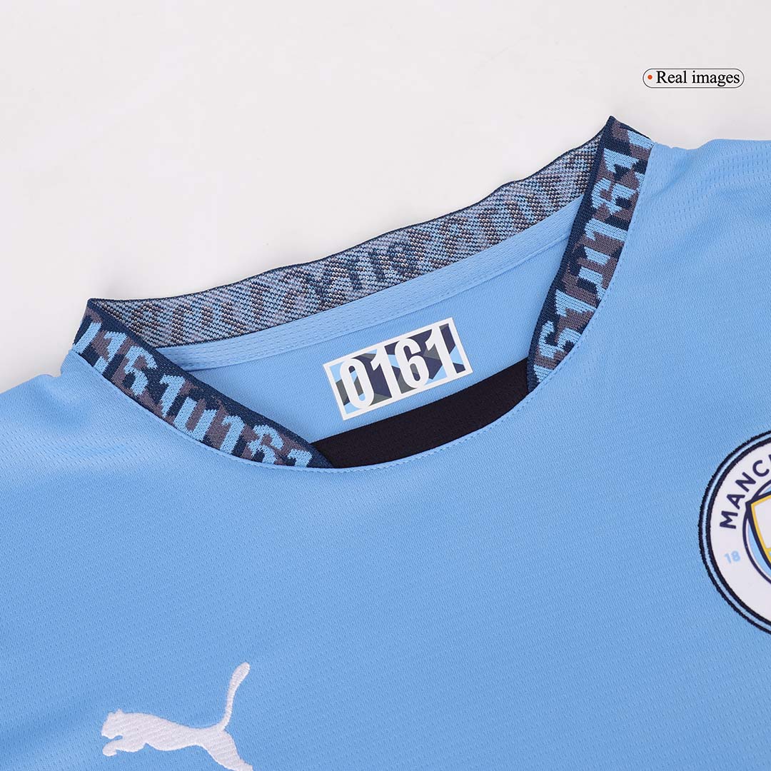 Camiseta de fútbol de manga larga local del Manchester City 2024/25