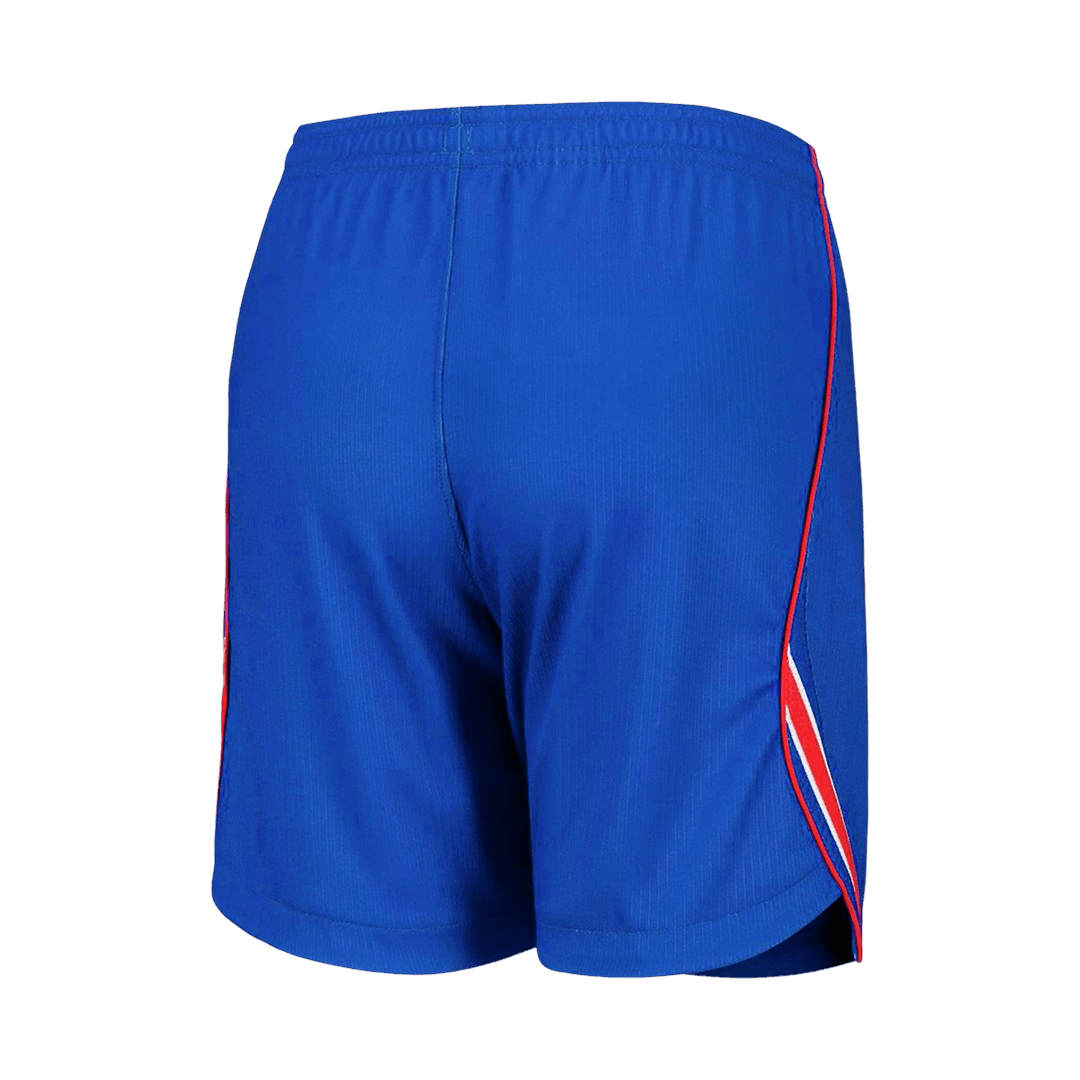 Pantalones cortos de fútbol del PSG para hombre, temporada 2026/27, color azul.