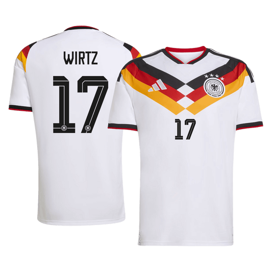 Camiseta de local de Alemania WIRTZ para hombre, número 17, Copa del Mundo 2026