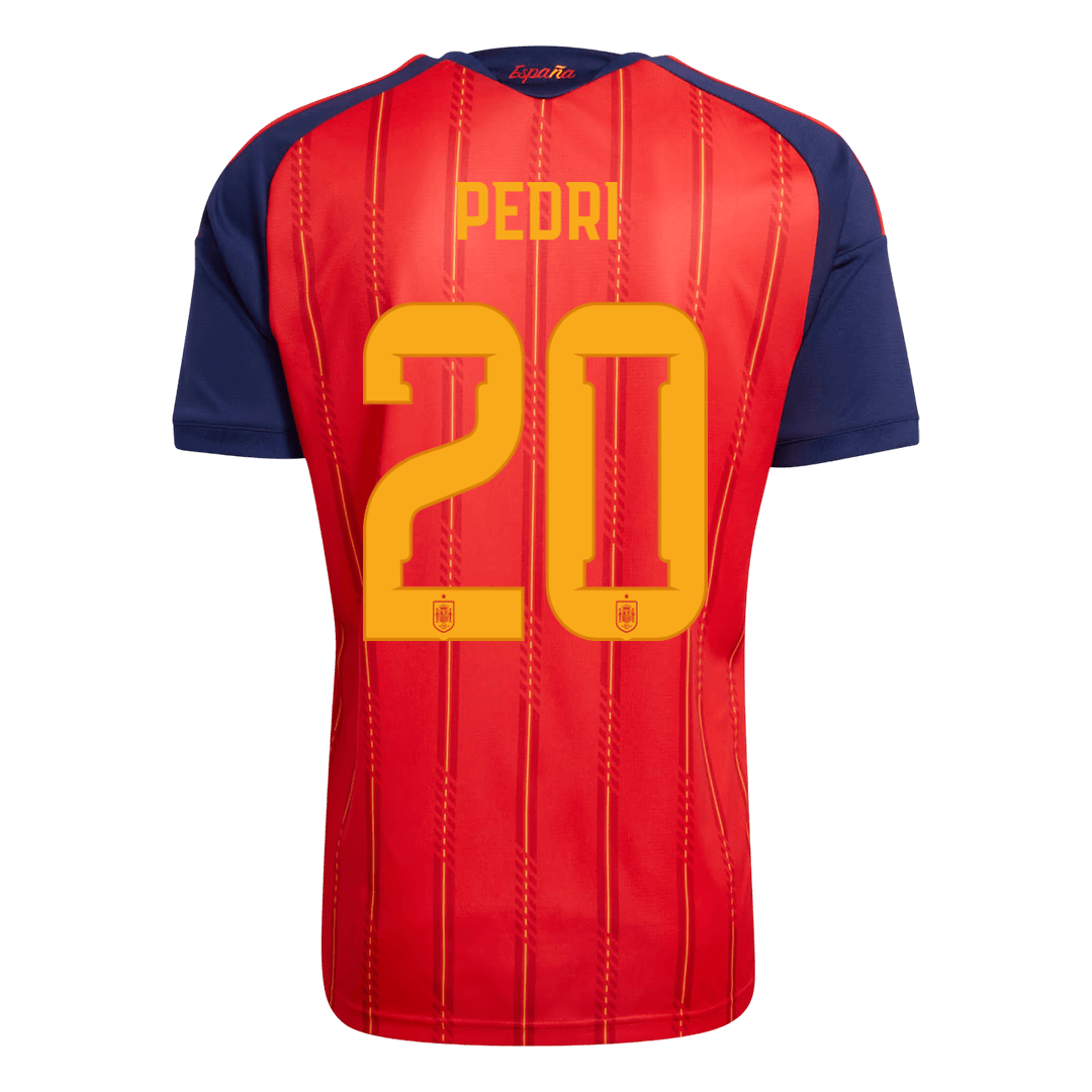 PEDRI #20 Camiseta de España de local para el Mundial 2026 Roja