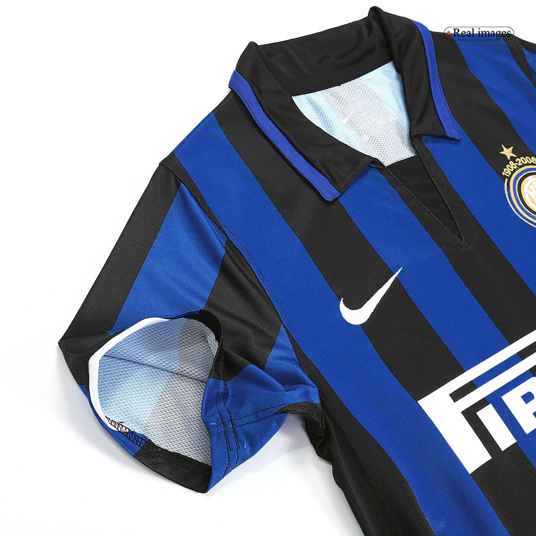 Camiseta retro de fútbol local del Inter de Milán 2007/08