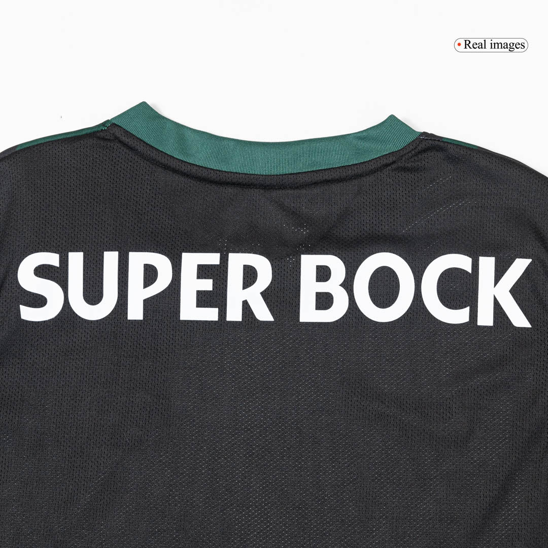 Camiseta de fútbol alternativa del Sporting CP 25/26 negra