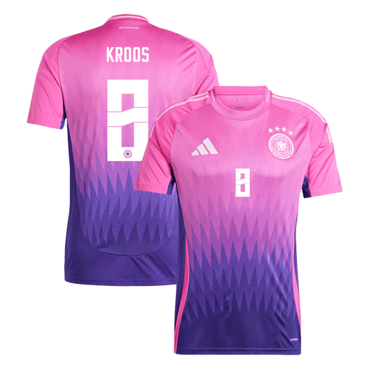 Camiseta de fútbol visitante de Alemania #8 de KROOS para la Eurocopa 2024