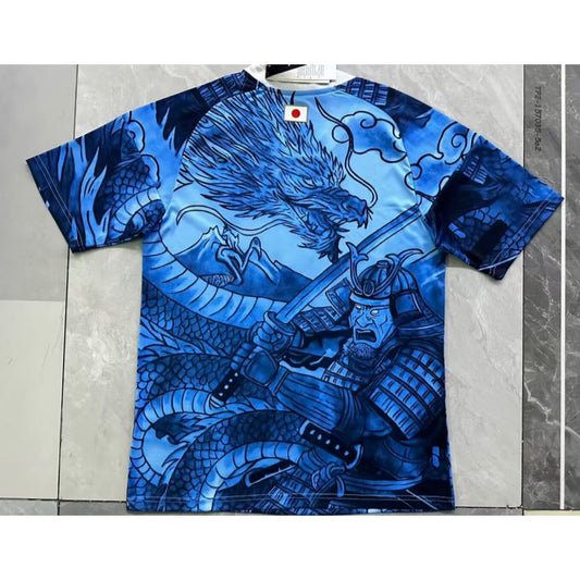 Camiseta azul especial de anime japonés talla 25/26 L