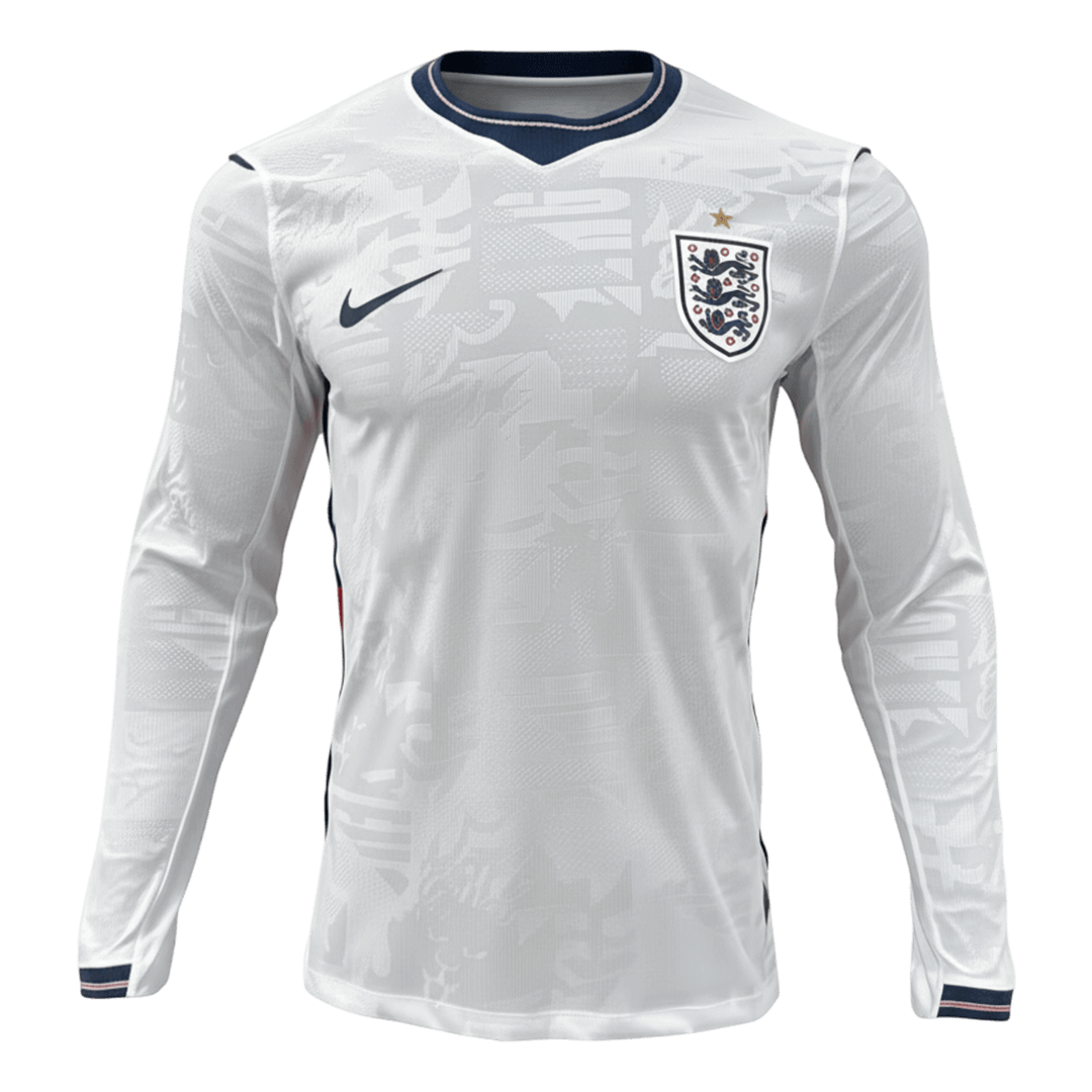 Camiseta de fútbol de manga larga de local de Inglaterra 2026