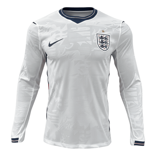 Camiseta de fútbol de manga larga de local de Inglaterra 2026