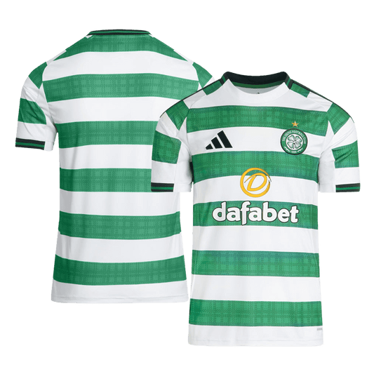 Camiseta de fútbol local del Celtic 2025/26 verde y blanco