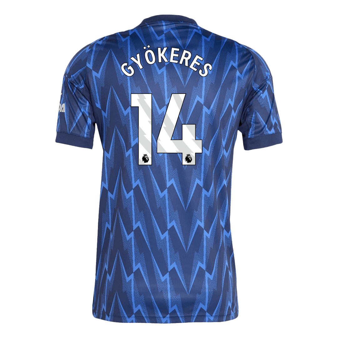 Camiseta de fútbol GYÖKERES #14 Arsenal Segunda equipación 2025/26 Azul