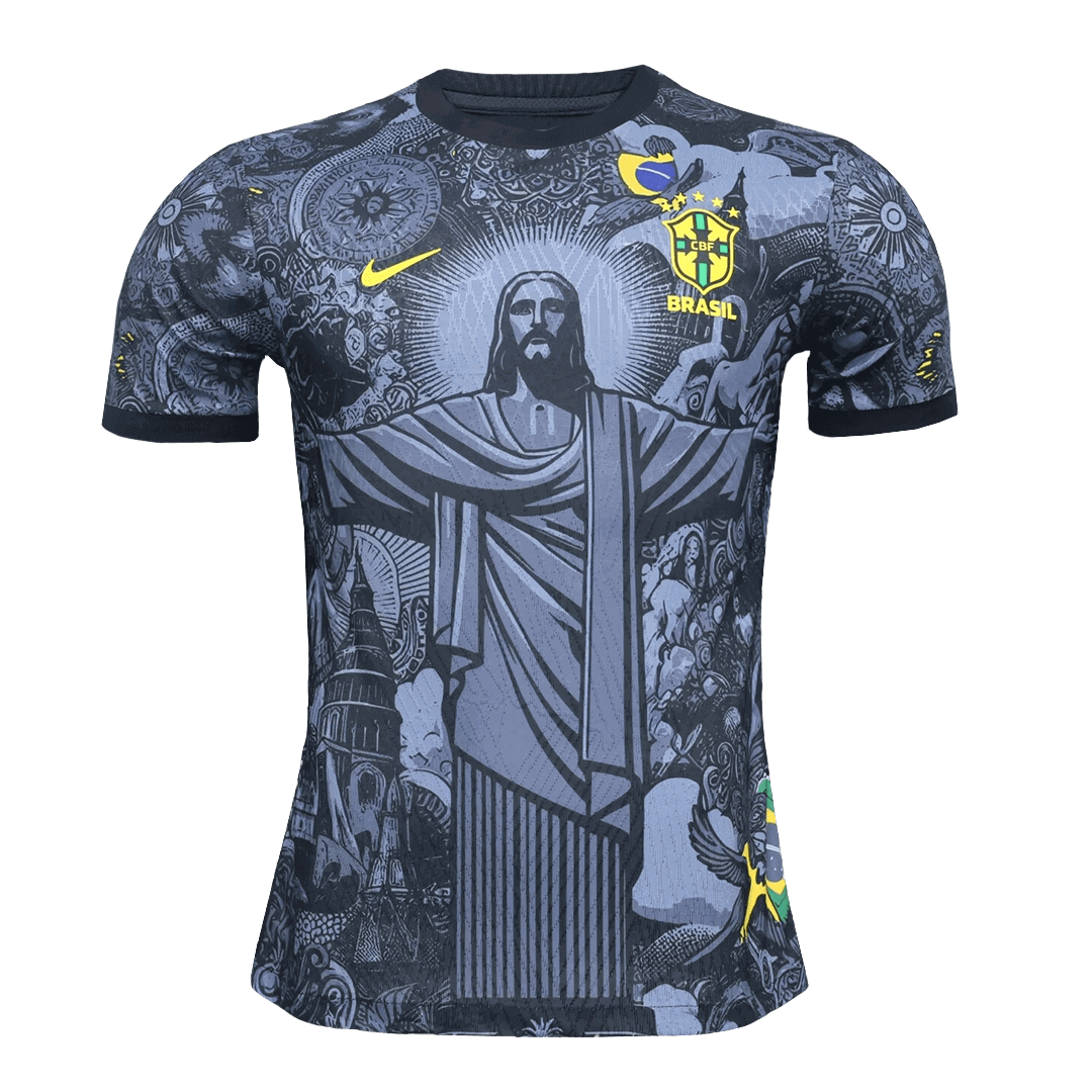 Camiseta de fútbol auténtica de Jesús de Brasil 2024
