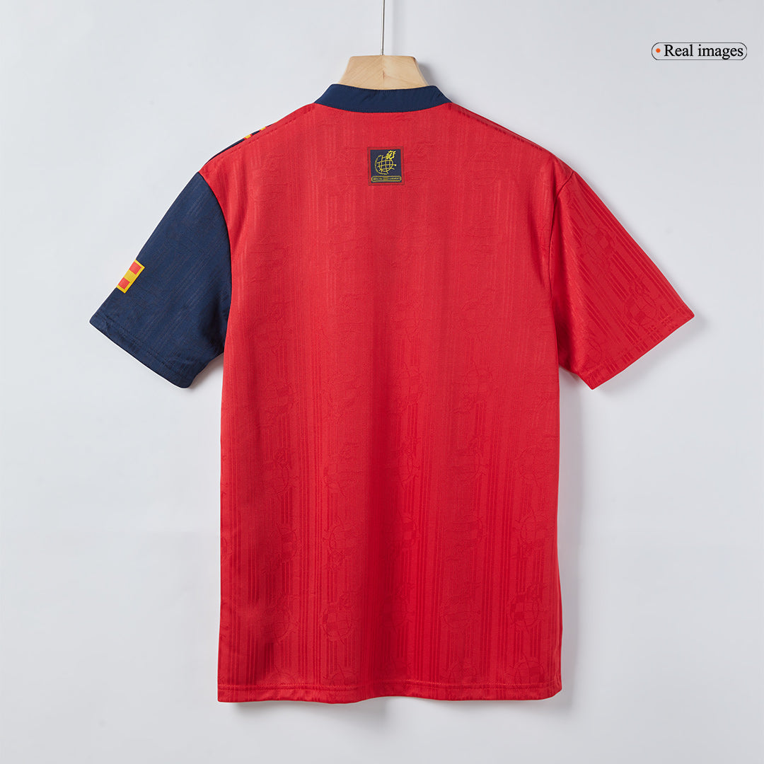 Camiseta retro de fútbol local de España de 1996