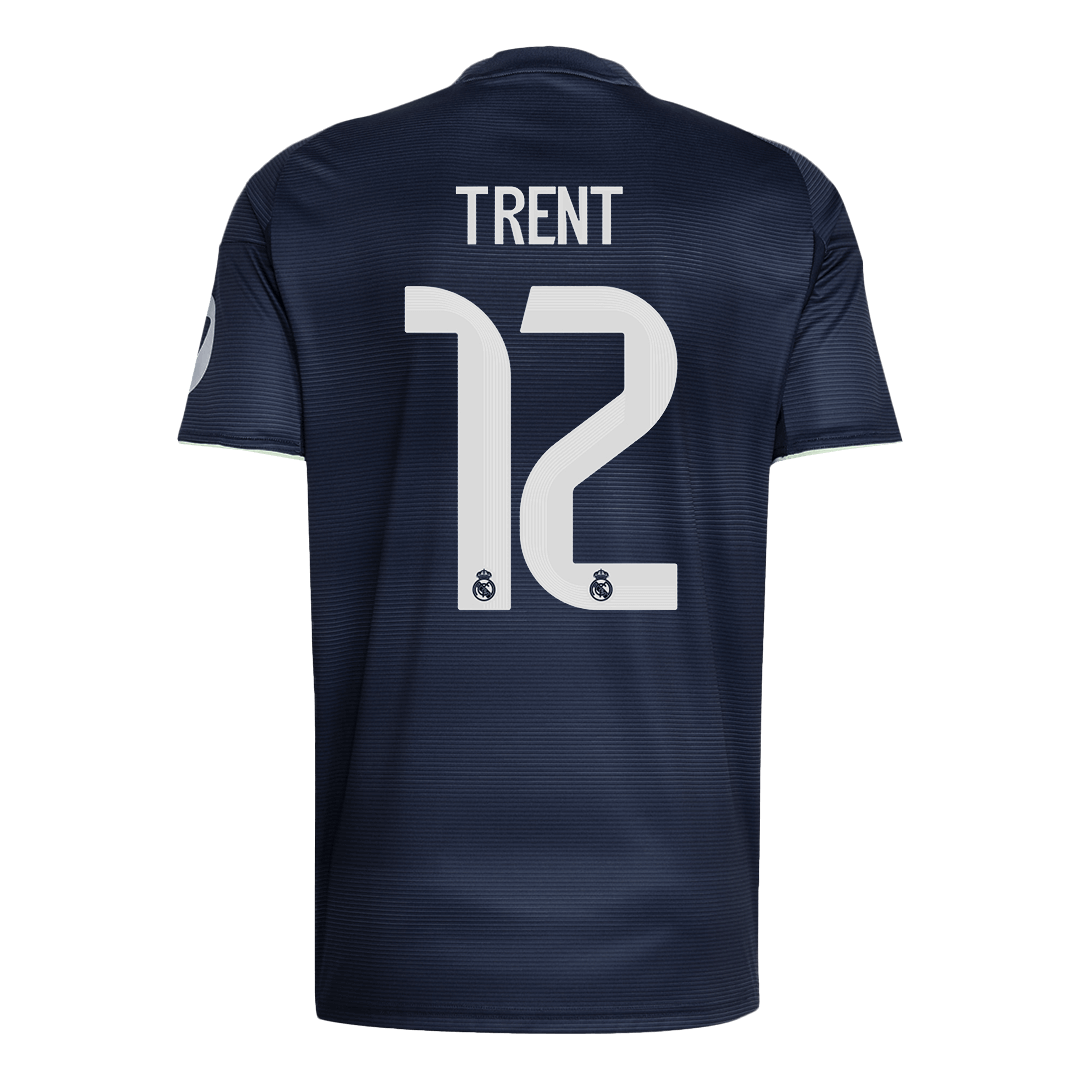 Camiseta de fútbol visitante del Real Madrid TRENT #12 2025/26 (talla grande)