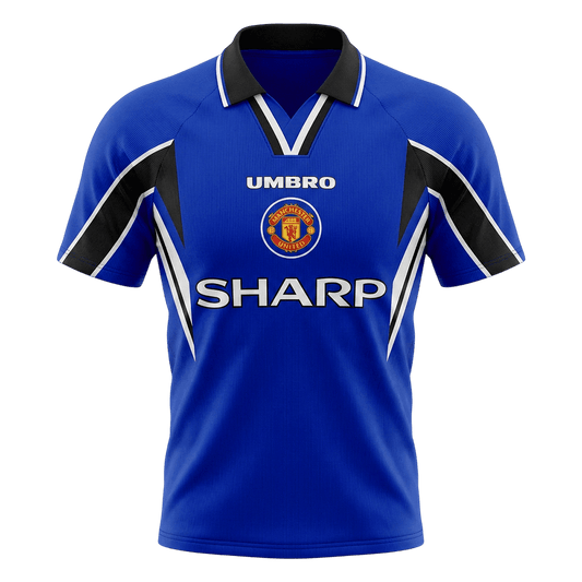 Camiseta retro de fútbol de visitante del Manchester United 1996/97