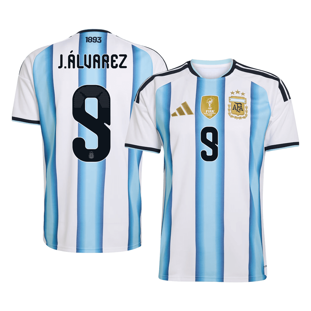 Camiseta J.ÁLVAREZ #9 Argentina Local Futbol 2026