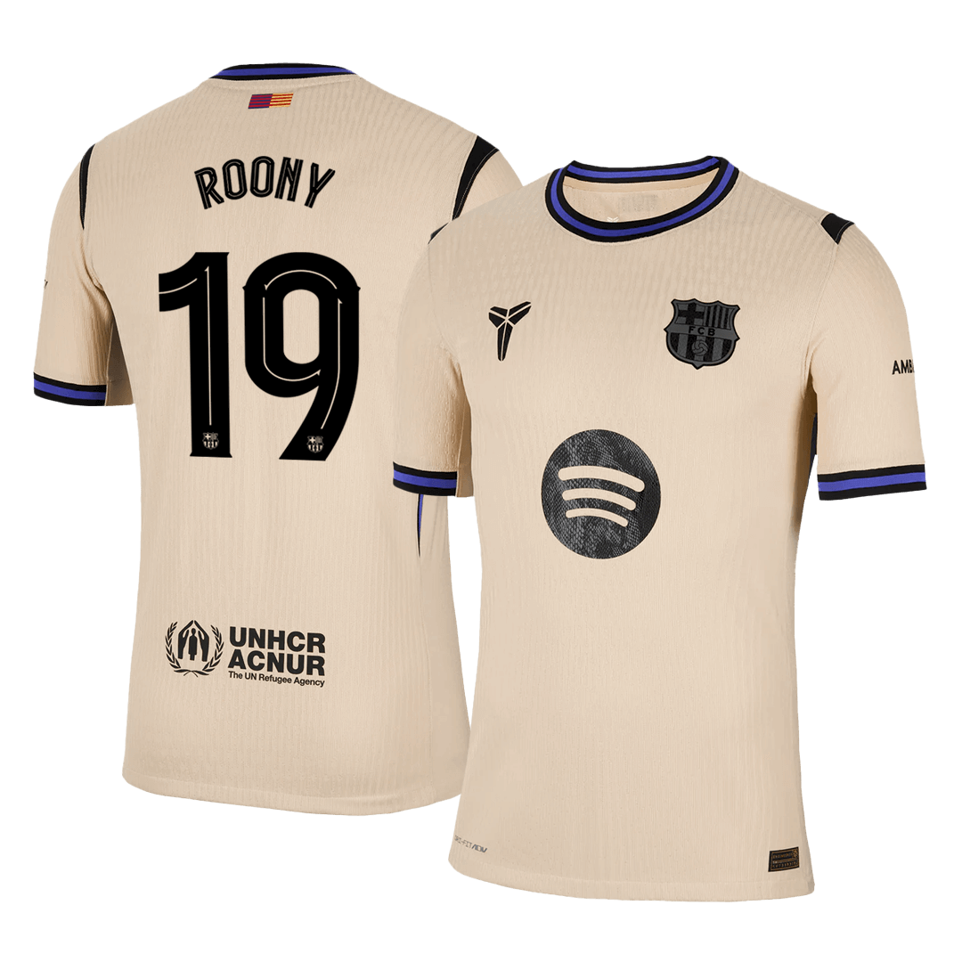 Camiseta de visitante del Barcelona Roony #19 2025/26