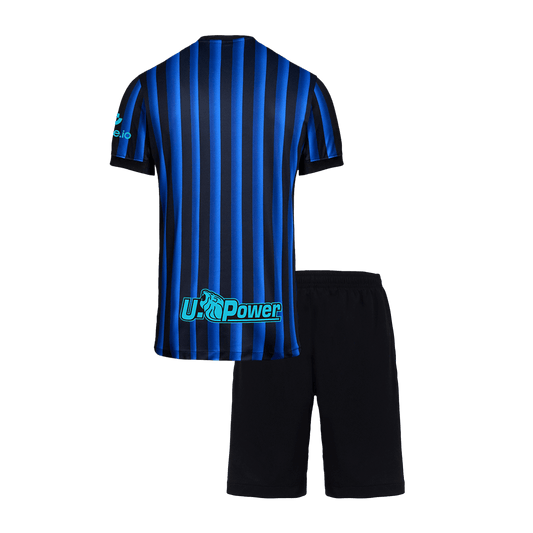 Kit de fútbol local del Inter de Milán para niño (camiseta y pantalón corto) 2025/26 azul y negro