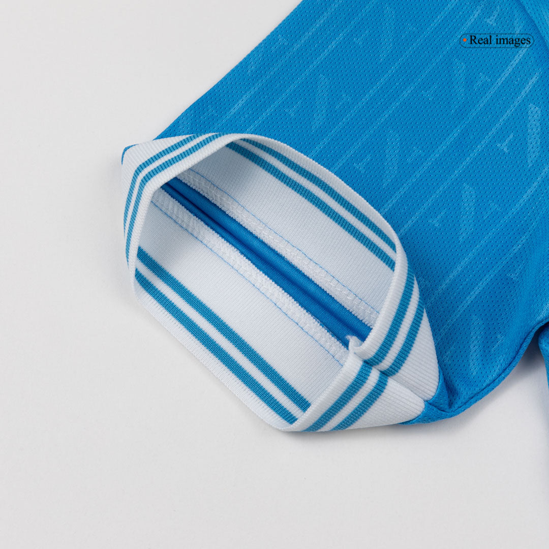 Kit de camiseta de fútbol local del Napoli para niños (camiseta, pantalón corto y calcetines) 2025/26