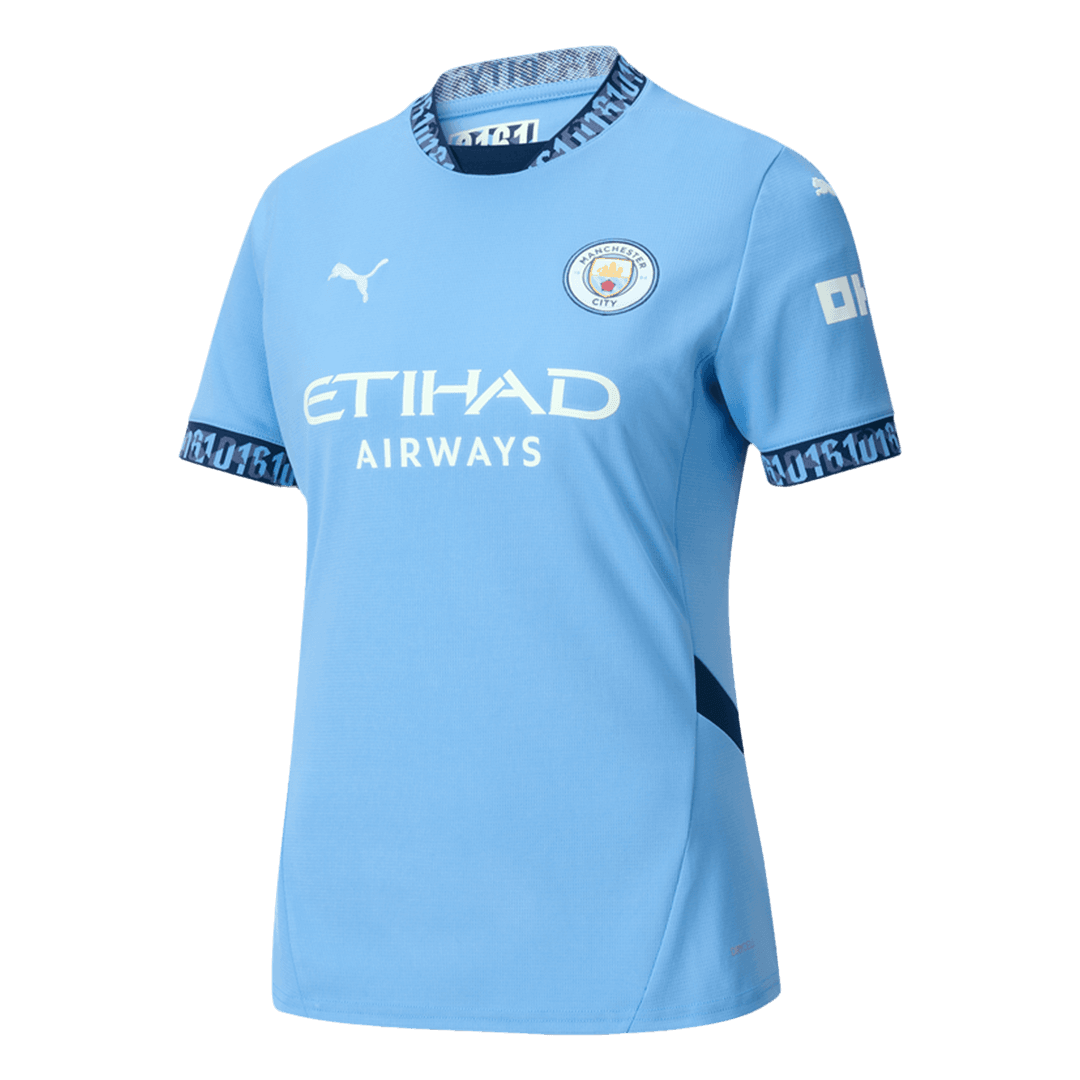 Camiseta de fútbol local del Manchester City para mujer 2024/25