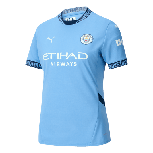 Camiseta de fútbol local del Manchester City para mujer 2024/25
