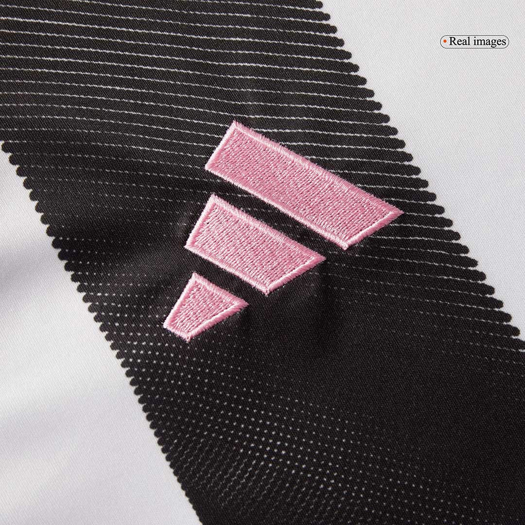 Kit de camiseta de fútbol local de la Juventus (camiseta y pantalones cortos) 2025/26, negro y blanco