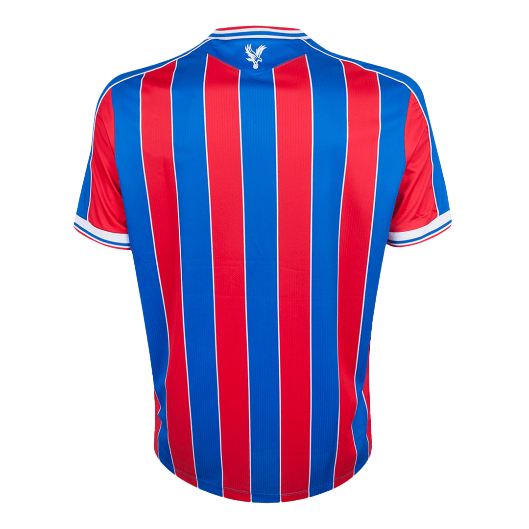 Camiseta de fútbol local del Crystal Palace 25/26 roja y azul