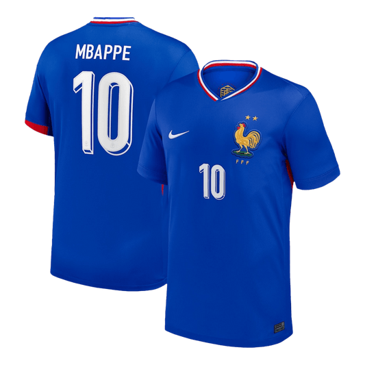 Camiseta local de fútbol de Francia MBAPPÉ #10 para la Eurocopa 2024
