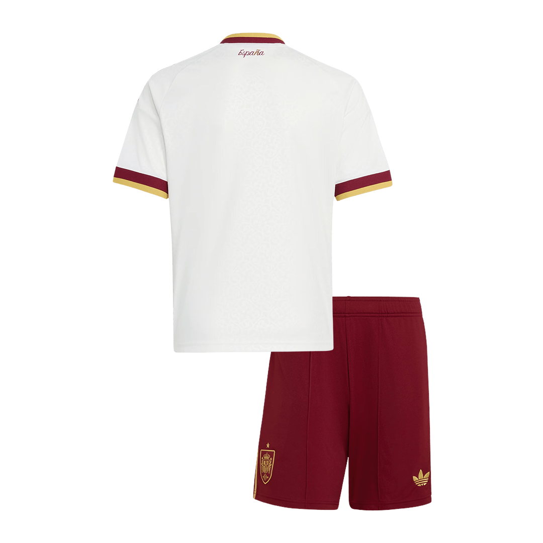 Conjunto de visitante de España para el Mundial 2026 para niños - Edición Campeones