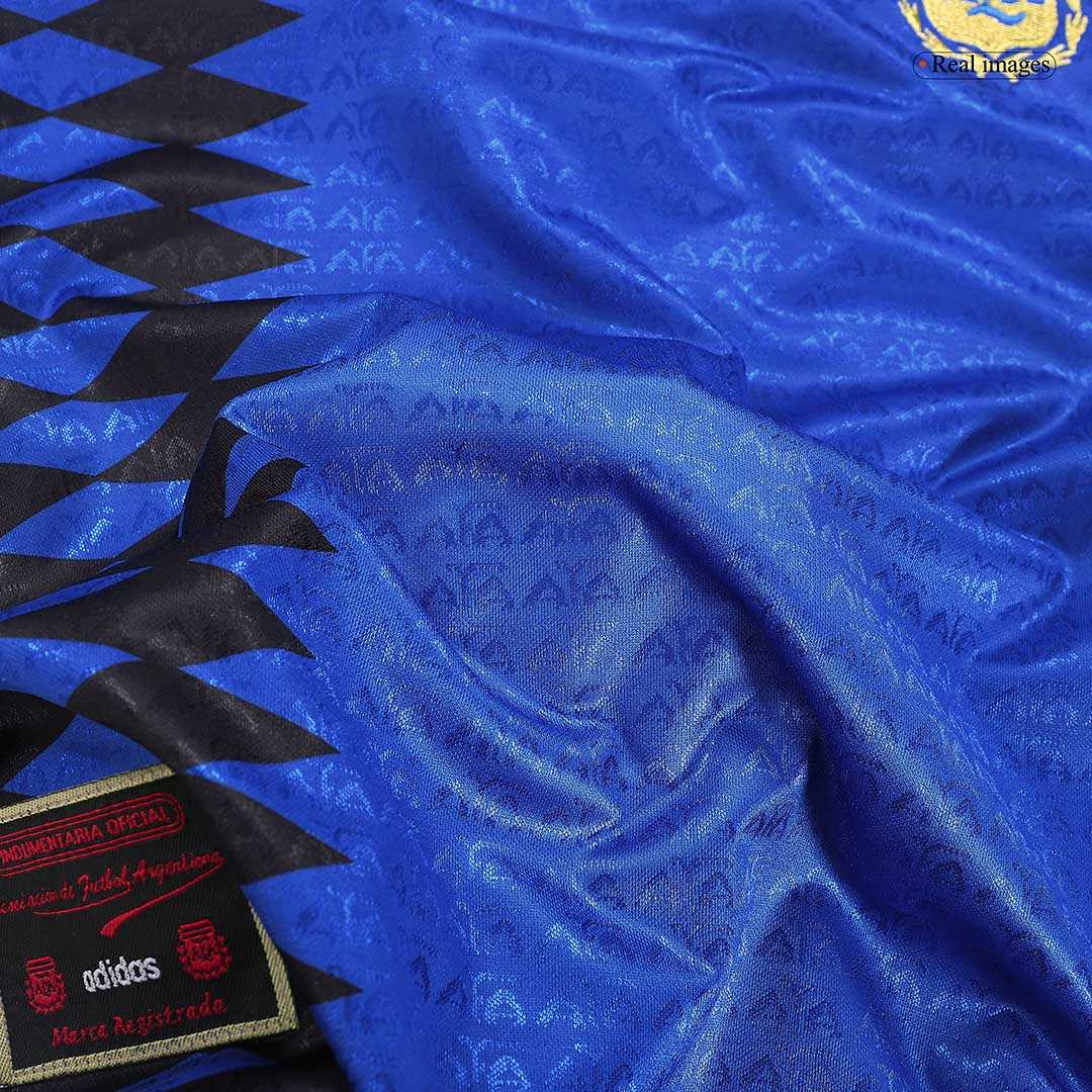 Camiseta de fútbol retro de visitante de Argentina n.° 10 de 1994