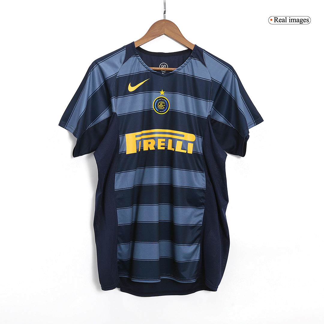 Camiseta retro de fútbol de visitante del Inter de Milán 2004/05