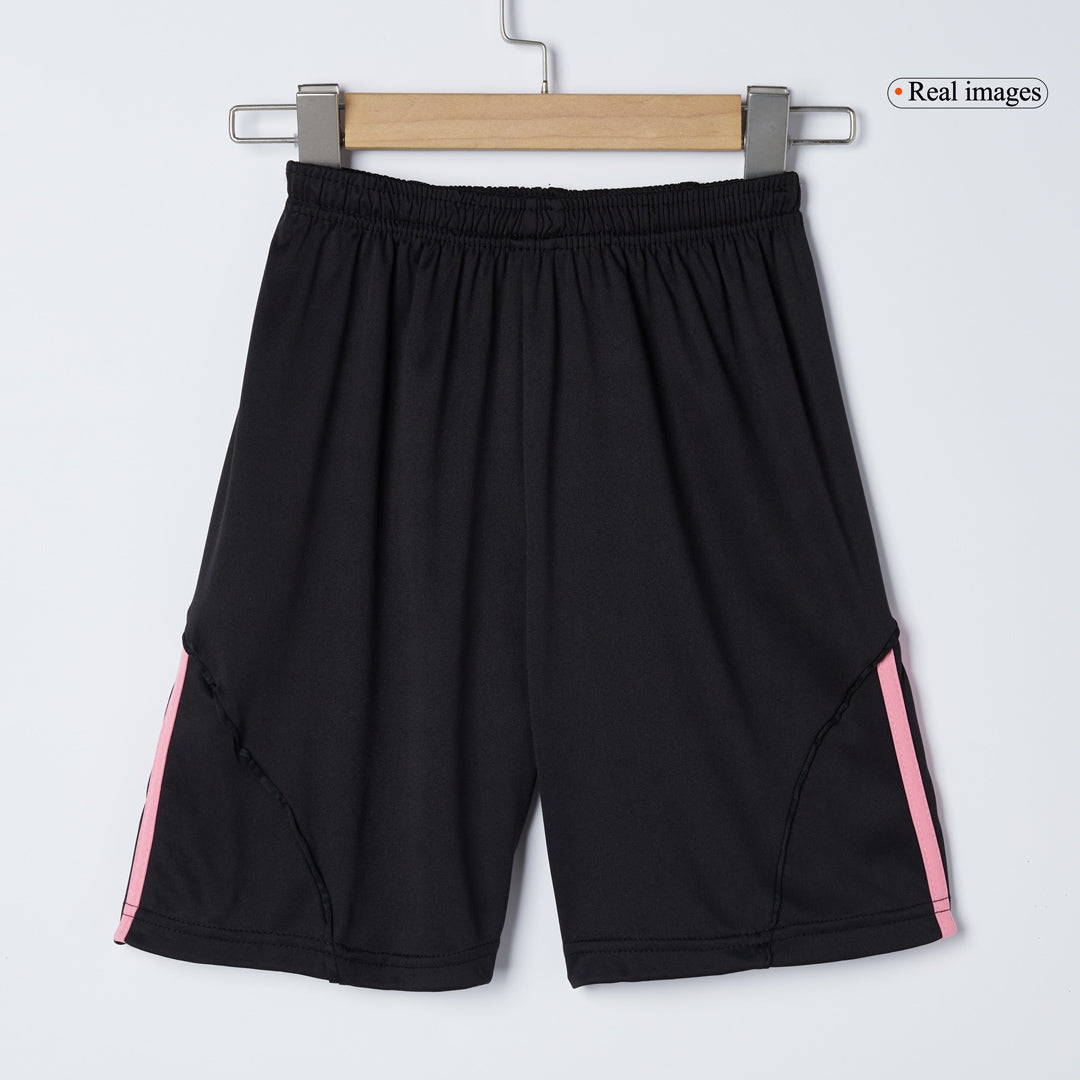 Kit de camiseta de fútbol local de la Juventus para niños (camiseta, pantalón corto y calcetines) 2025/26 (negro y blanco)