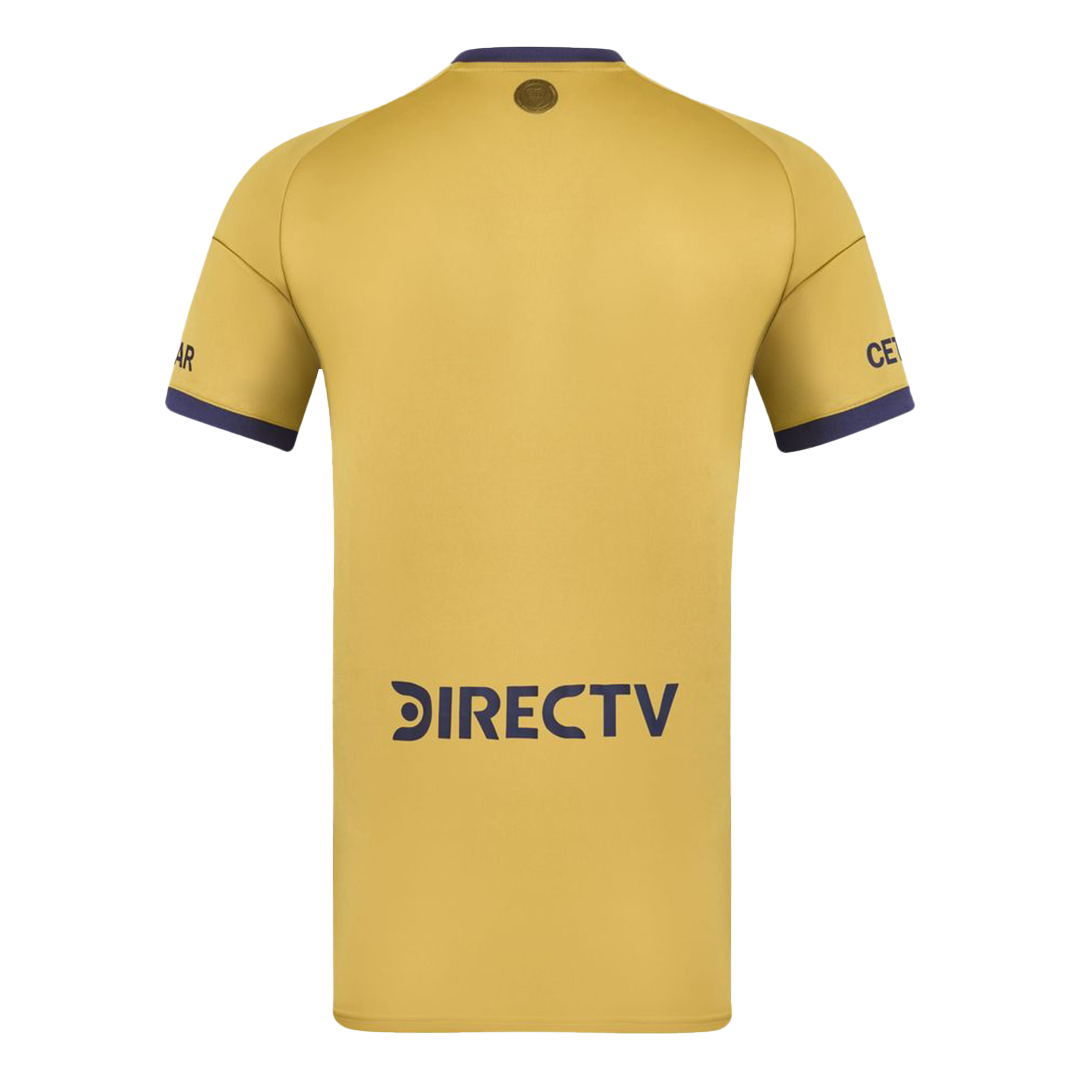 Camiseta de fútbol visitante de Boca Juniors 2025/26 amarilla