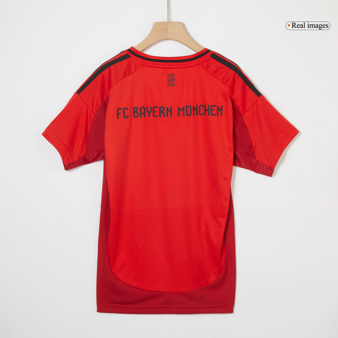 Kit de fútbol local del Bayern Múnich para niño (camiseta y pantalones cortos), color rojo