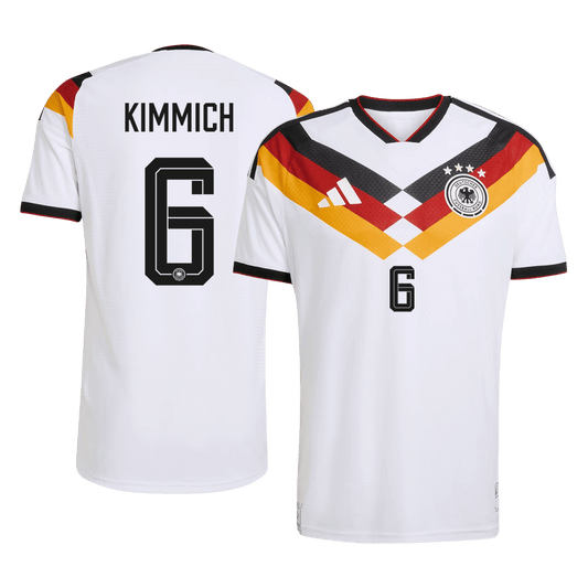 Camiseta de fútbol local auténtica de KIMMICH #6 de Alemania 2026