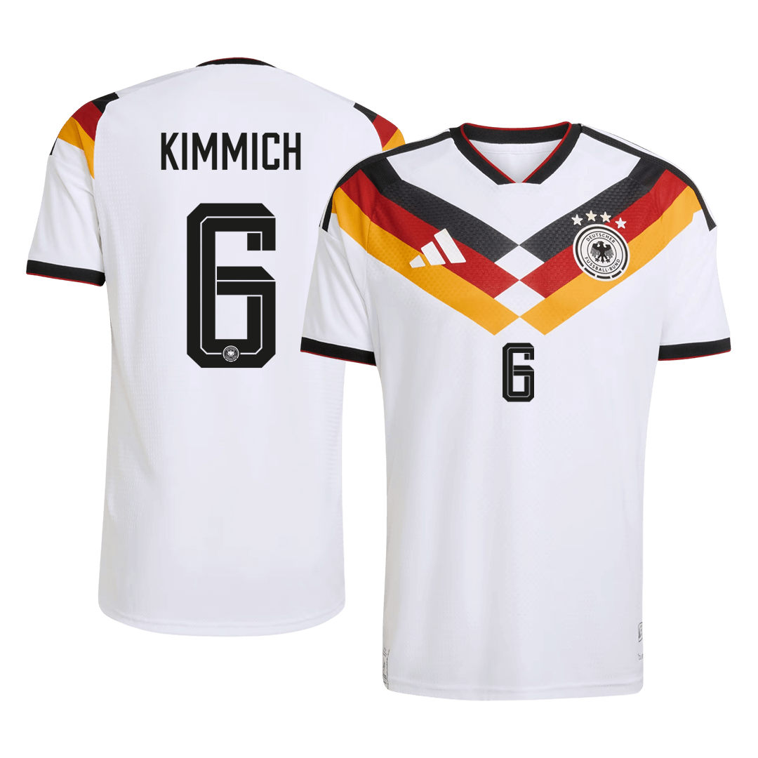 Camiseta de local de Alemania para hombre, KIMMICH #6, Copa Mundial 2026 - Corte ajustado