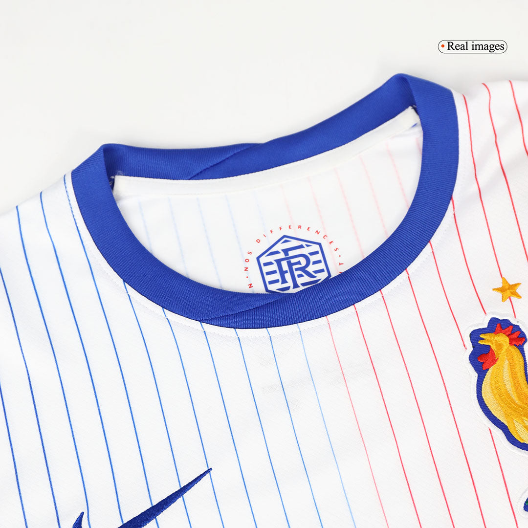 Camiseta de fútbol visitante de Francia Griezmann #7 para la Eurocopa 2024