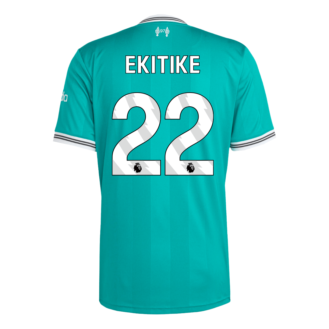 Camiseta de fútbol visitante EKITIKE #22 del Liverpool 2025/26