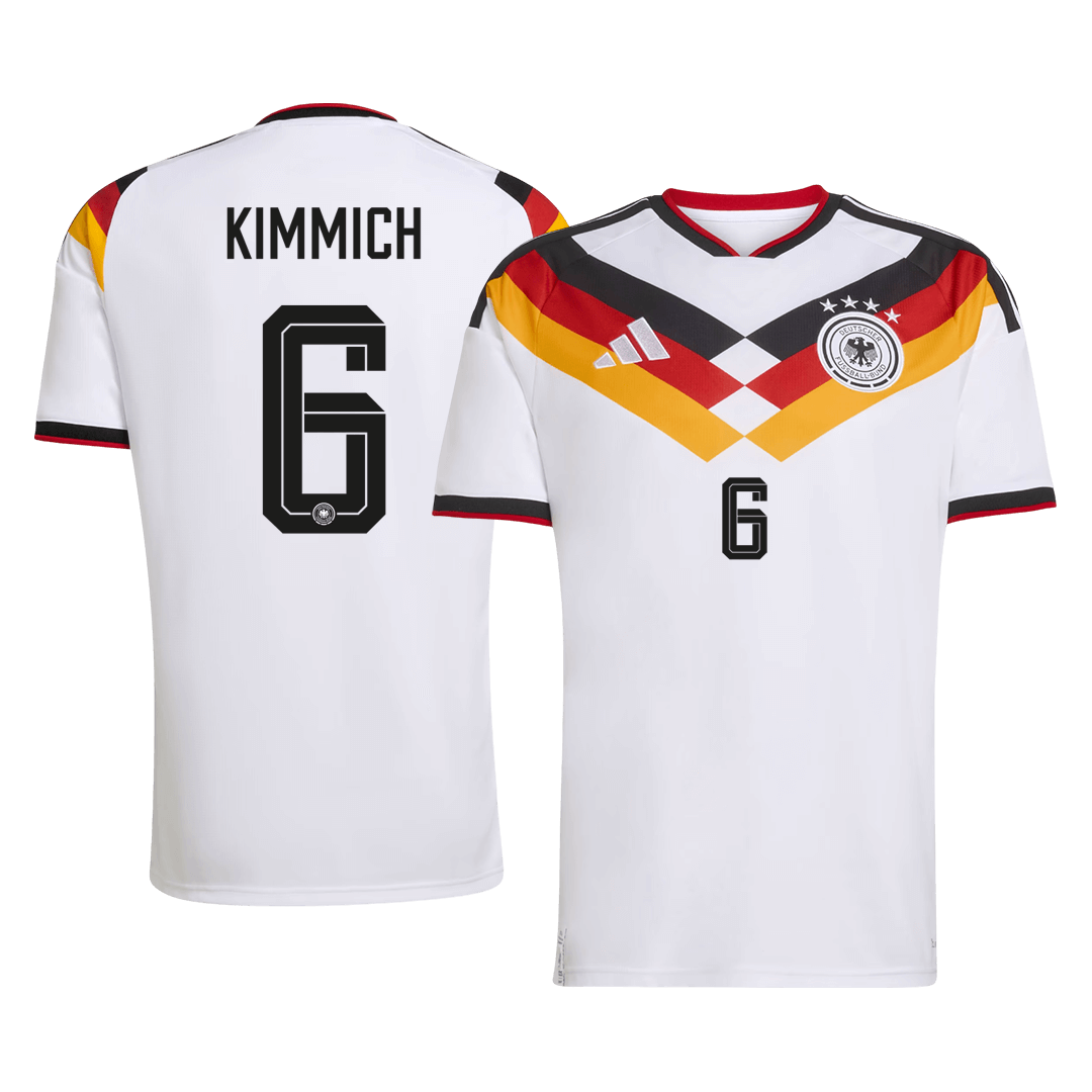 Camiseta de local de Alemania KIMMICH para hombre, número 6, Copa del Mundo 2026