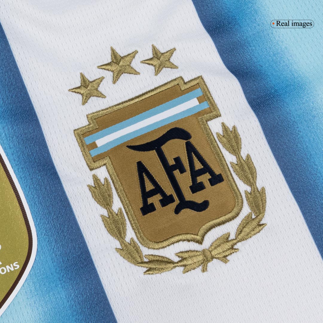 E. FERNÁNDEZ #24 Camiseta de local de Argentina para el Mundial 2026 Azul y Blanco