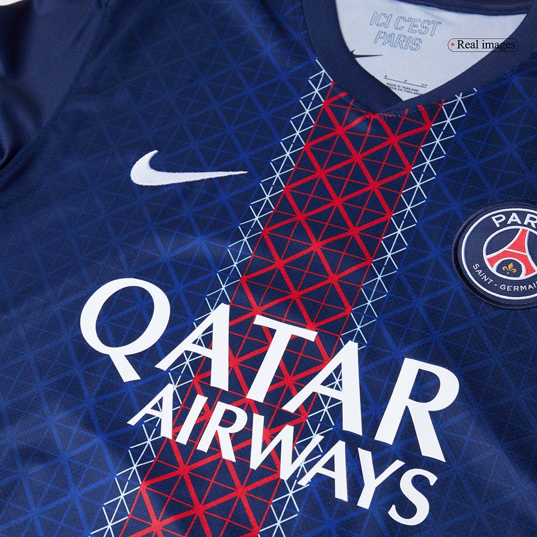 Camiseta de fútbol D.DOUÉ #14 PSG Primera equipación 2025/26 Azul marino
