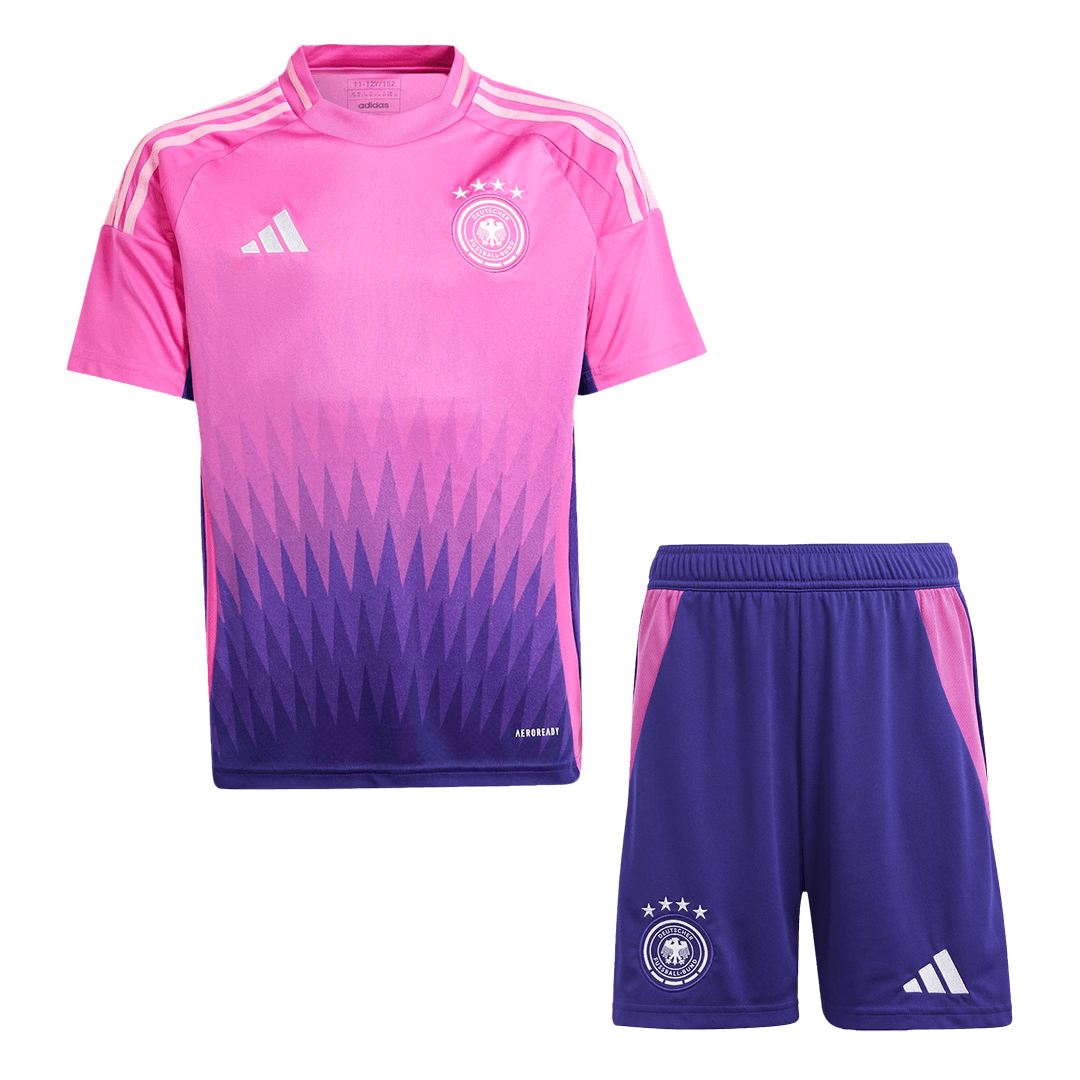 Kit de fútbol visitante de Alemania para niños (camiseta y pantalón corto) Eurocopa 2024