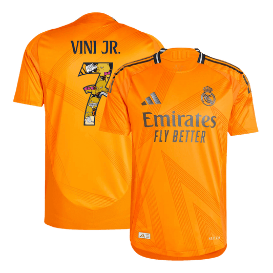 Camiseta de fútbol auténtica de visitante VINI JR. #7 del Real Madrid