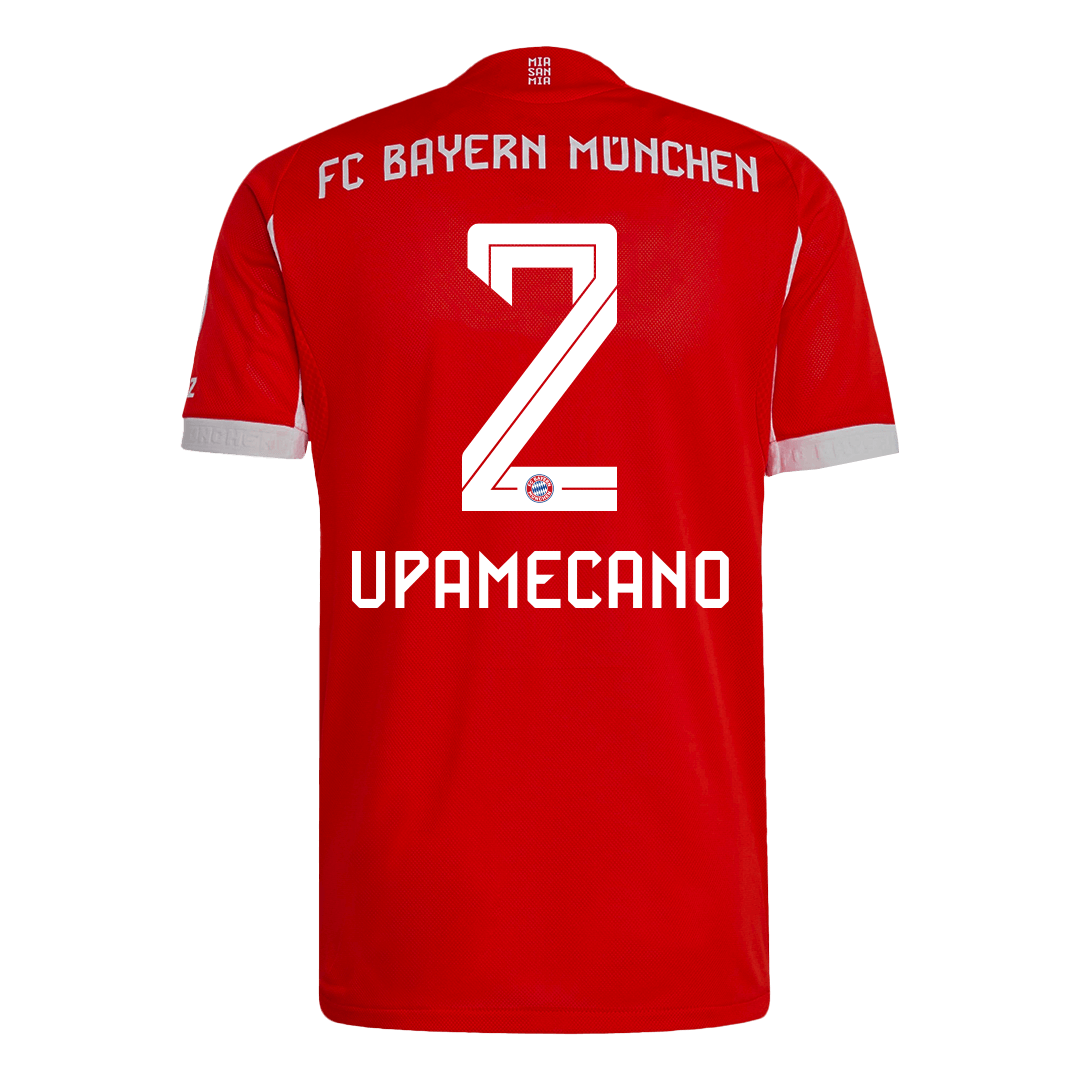 Auténtica camiseta de fútbol local UPAMECANO #2 del Bayern Múnich 2025/26